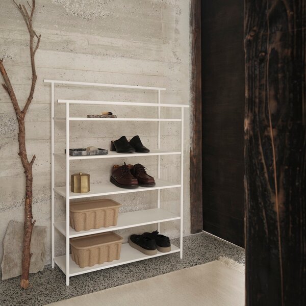 FERM LIVING Policová sestava do koupelny Dora, White
