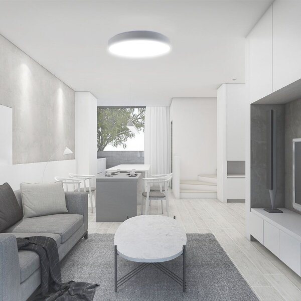 LED Stmívatelné stropní svítidlo LED/40W/230V 3000-6500K 39,5 cm bílá + DO