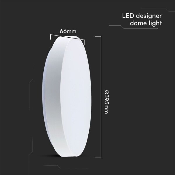 LED Stmívatelné stropní svítidlo LED/40W/230V 3000-6500K 39,5 cm bílá + DO