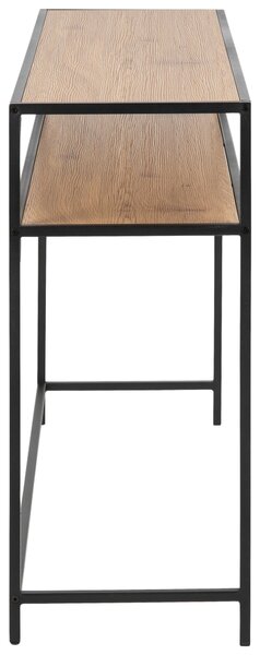 KONZOLOVÝ STOLEK, černá, divoký dub, kompozitní dřevo, 120/35/79 cm - Online Only konferenční stolky, Online Only