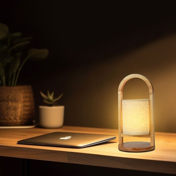 LED Stmívatelná nabíjecí dotyková stolní lampa LED/1,5W/5V 3000K 1800 mAh béžová