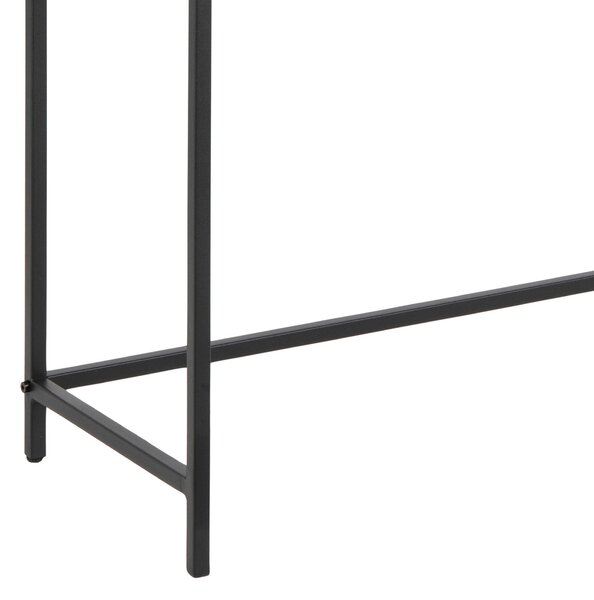 KONZOLOVÝ STOLEK, černá, kompozitní dřevo, 120/79/35 cm - Online Only konferenční stolky, Online Only