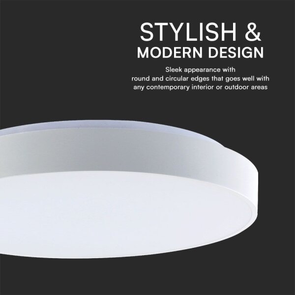 LED Stmívatelné stropní svítidlo LED/40W/230V 3000-6500K 39,5 cm bílá + DO