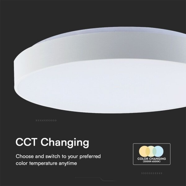 LED Stmívatelné stropní svítidlo LED/40W/230V 3000-6500K 39,5 cm bílá + DO