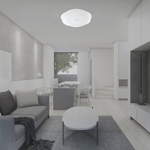 LED Stmívatelné stropní svítidlo LED/40W/230V 3000-6500K 40 cm bílá + DO
