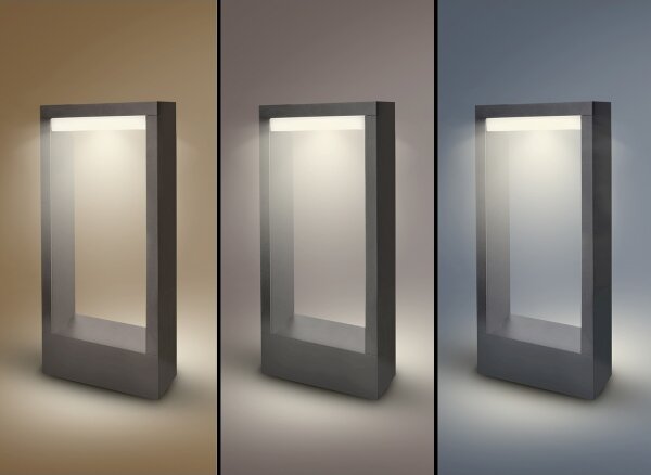 Brilagi-LED Venkovní lampa RAGUSA LED/7W/230V 3000/4000/6000K antrac. IP54 30 cm