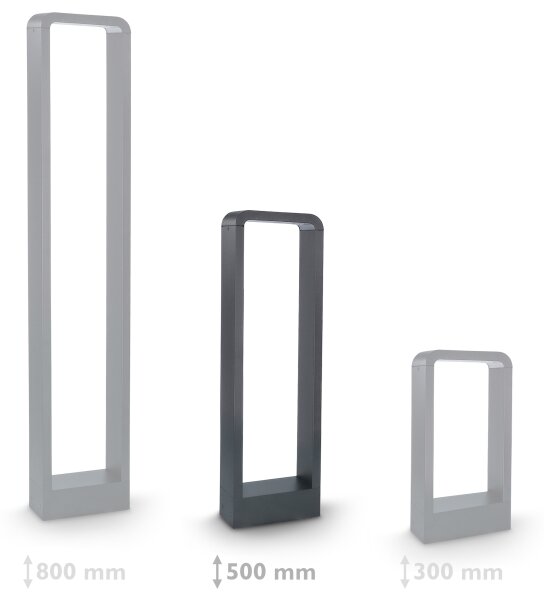 Brilagi-LED Venkovní lampa BARI LED/7W/230V 3000/4000/6000K antracit IP54 50 cm