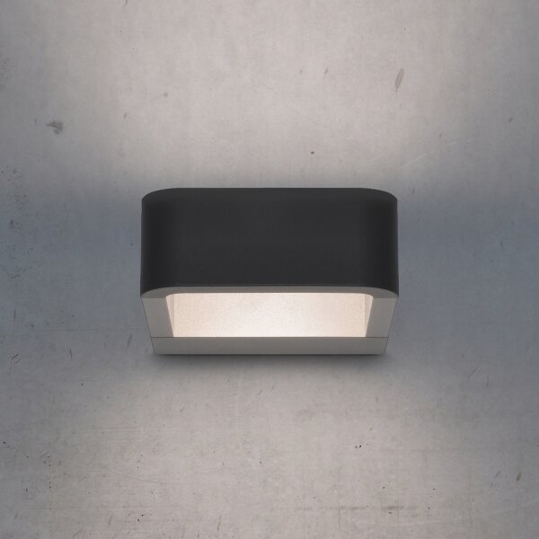 Brilagi - LED Venkovní svítidlo BARI LED/7W/230V 3000/4000/6000K antracit IP54