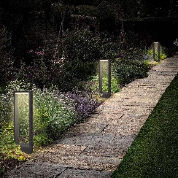 Brilagi-LED Venkovní lampa RAGUSA LED/7W/230V 3000/4000/6000K antrac. IP54 50 cm