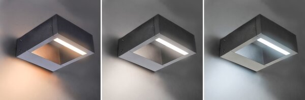 Brilagi - LED Venkovní svítidlo RAGUSA LED/7W/230V 3000/4000/6000K antracit IP54