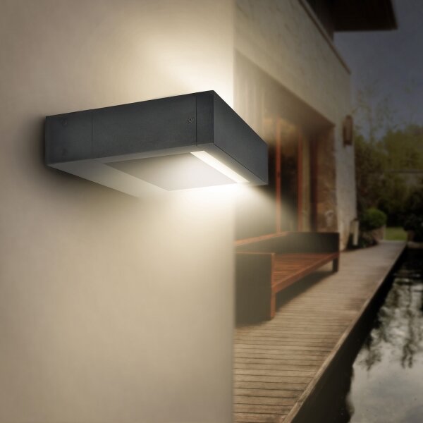 Brilagi - LED Venkovní svítidlo RAGUSA LED/7W/230V 3000/4000/6000K antracit IP54