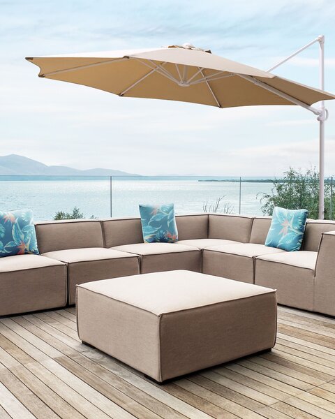 Stojací slunečník 295 cm SAVONA II Taupe