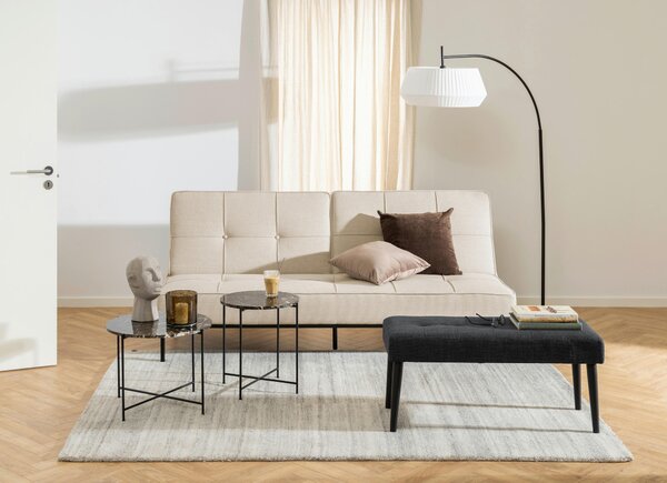 ODKLÁDACÍ STOLEK, hnědá, tmavě hnědá, kámen, 52/52/40 cm - Online Only konferenční stolky, Online Only