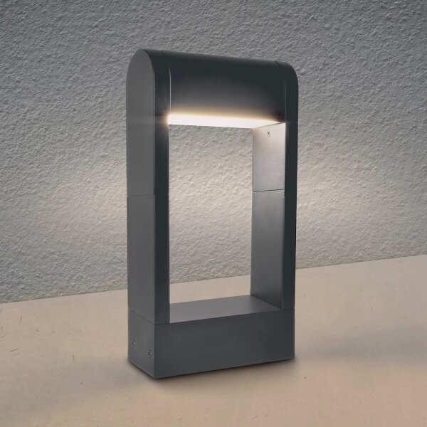 Brilagi - LED Venkovní lampa CROTONE LED/7W/230V antracit IP54 30 cm