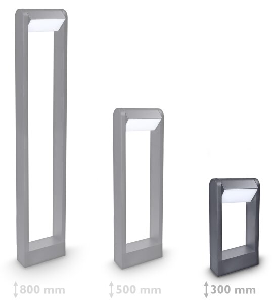 Brilagi - LED Venkovní lampa CROTONE LED/7W/230V antracit IP54 30 cm