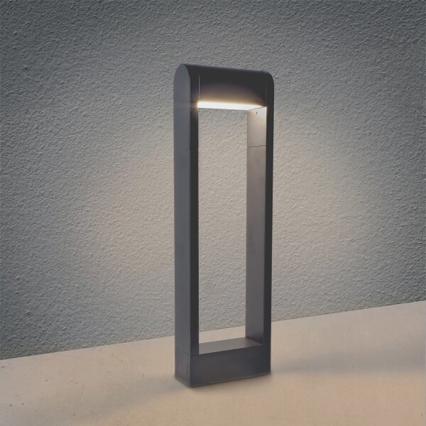 Brilagi - LED Venkovní lampa CROTONE LED/7W/230V antracit IP54 50 cm