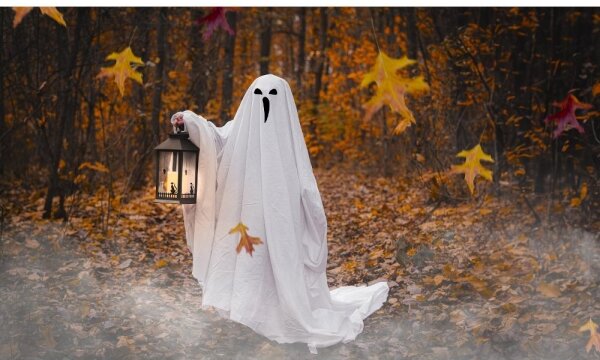 Retlux - LED Dekorace HALLOWEEN LED/3xAAA/teplá bílá lucerna