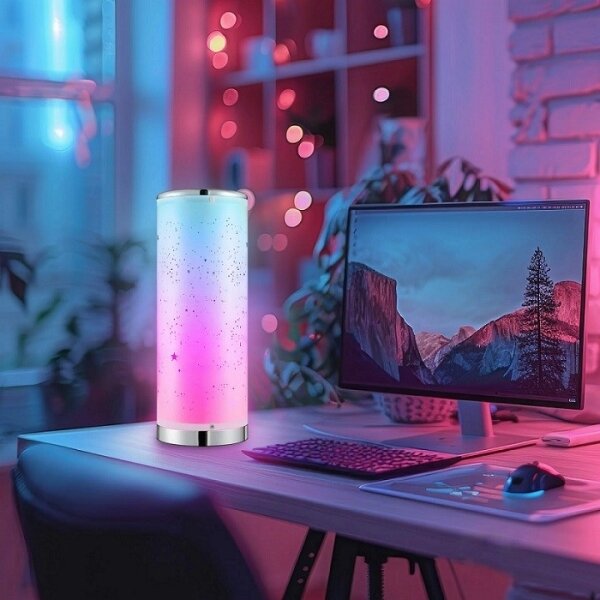 LED RGBW Stmívatelná stolní lampa STELLA MINI LED/5W/5V + dálkové ovládání