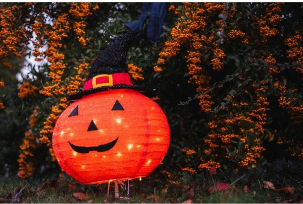 Retlux - LED Venkovní dekorace HALLOWEEN LED/3xAA/teplá bílá IP44 dýně