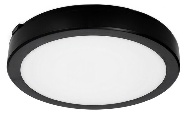 LED Koupelnové stropní svítidlo se senzorem NAIROS LED/24W/230V IP65 černá + DO