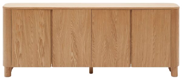 Komoda Kave Home Salaya 200 x 40 cm s dřevěným dekorem