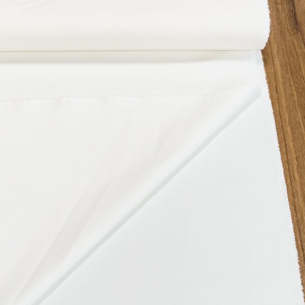 Směsový úplet RS0217-154, jednobarevný bílý, š.150cm (látka v metráži)
