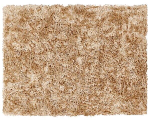 Přikrývka na postel DELICE 150 x 200 cm Světle hnědá