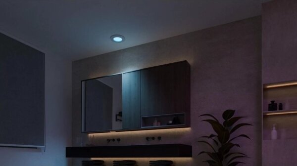 Philips - SADA 2x LED RGBW Stm. koup. podhledové sv. Hue SLIM LED/8,3W/230V IP44
