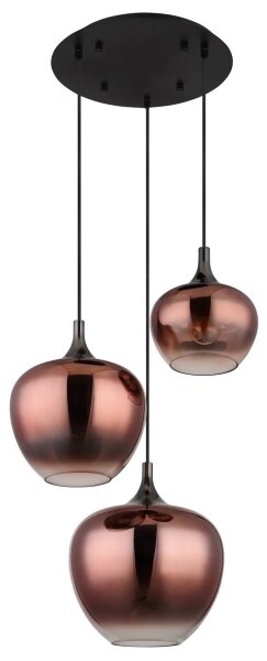 Globo 15548-3HG - Lustr na lanku MAXY 3xE27/40W/230V měděná