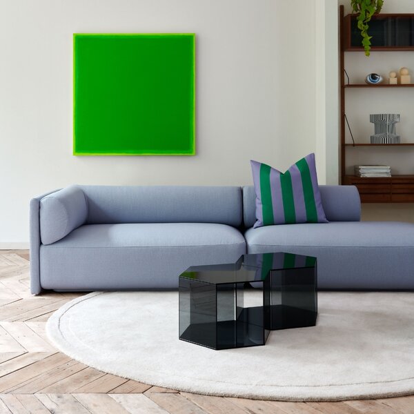 FEST Amsterdam Zelenošedý vlněný koberec Neo 230 x 250 cm