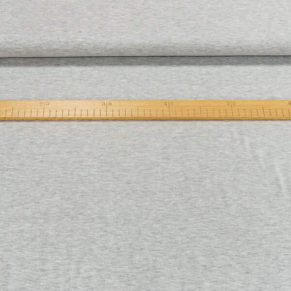 Bavlněný úplet PUNTO 1001, melírovaný šedý, š.150cm (látka v metráži)