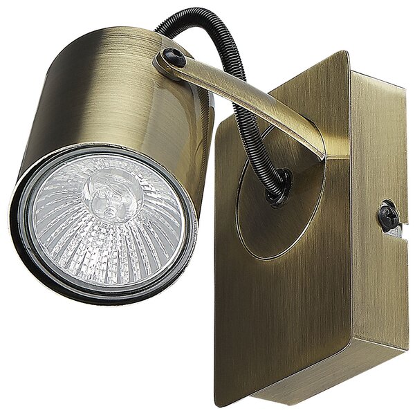 Sada 2 bodových lamp KLIP Nastavitelná Kov Mosazná