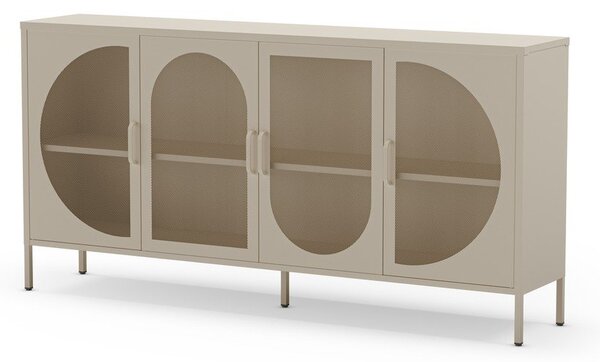 Krémová komoda 160x90 cm Tayra – Marckeric