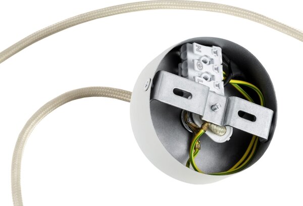 Argon 8443 - Lustr na lanku PIAVA 1xE14/7W/230V alabastr bílá