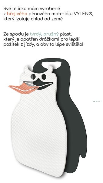 Dětský pěnový kluzák na sníh MALÝ TUKI