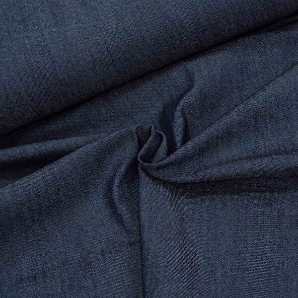 Směsová riflovina (denim, džínovina) DENIM PR 4 elastická, modrá, š.150cm (látka v metráži)