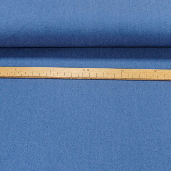 Směsová riflovina (denim, džínovina) DENIM PR 3 elastická, středně modrá, š.150cm (látka v metráži)
