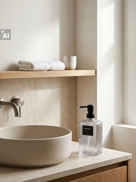 Sinsay - Rýhovaný dávkovač na mýdlo - šedá