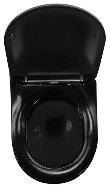 Závěsná WC mísa REA Carlo Mini Flat Gold/Black