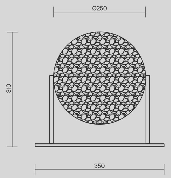 MAYTONI Stolní lampa Mangata 3000K 7W MOD387TL-L8CH3K