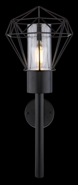 Globo 31355W - Venkovní nástěnné svítidlo HORACE 1xE27/15W/230V IP44