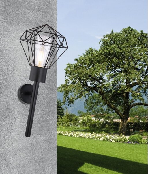 Globo 31355W - Venkovní nástěnné svítidlo HORACE 1xE27/15W/230V IP44