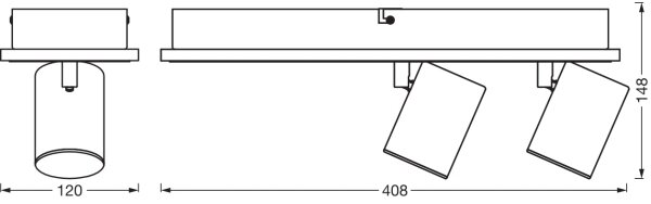 Ledvance - LED Bodové svítidlo DECOR MARS LED/29W/230V