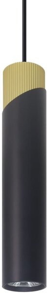 Lustr na lanku NEO 1xGU10/8W/230V černá/zlatá