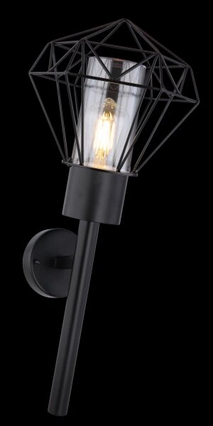 Globo 31355W - Venkovní nástěnné svítidlo HORACE 1xE27/15W/230V IP44