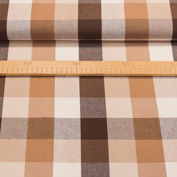 KANAFAS CZ Pravý český bavlněný kanafas ŽOFIE K3,5 15303 kostka 3,5cm, žluto-modro-zelený, š.140cm (látka v metráži)