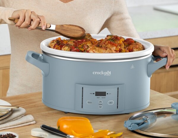 Crockpot Pomalý hrnec Crockpot, 6,6 l, digitální, displej (CSC123X)