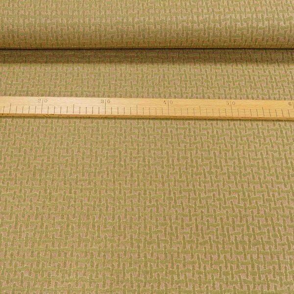 Mantis potahová látka PL5, béžovo-zelené čárky, š.140cm (látka v metráži)
