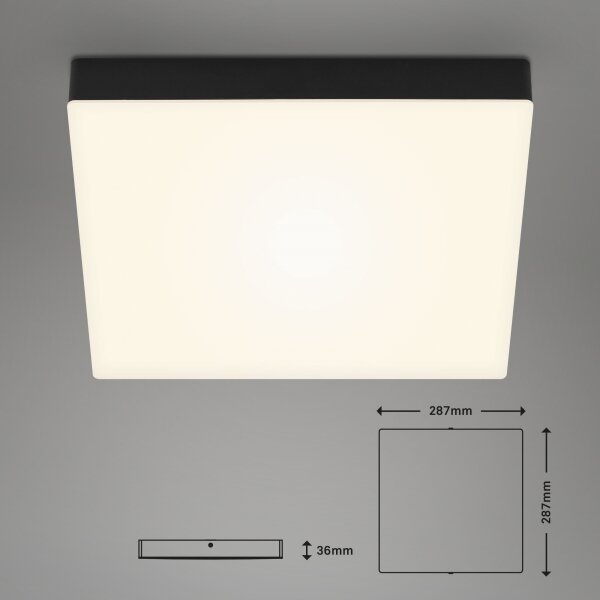 Briloner 7071015 - LED Stropní svítidlo FLAME LED/21W/230V černá