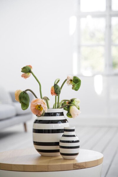 Kähler Design Váza Omaggio Black - 31 cm KD235